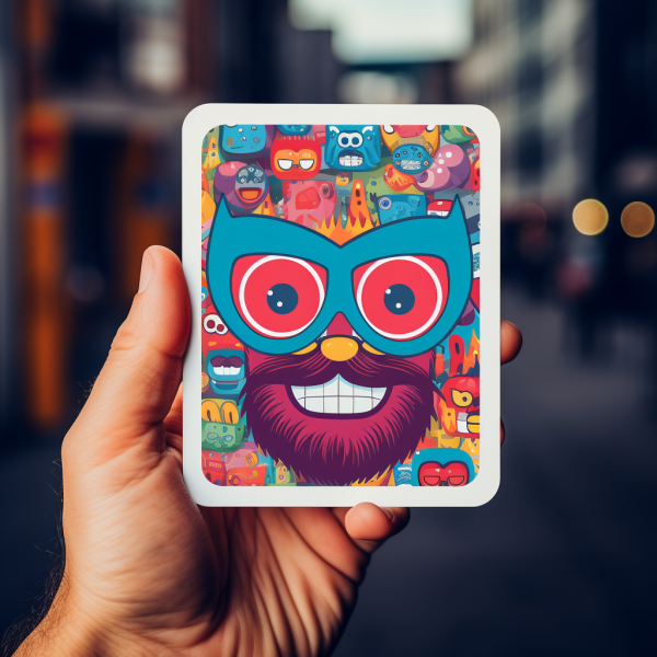 Custom Kiss Cut Stickers, Durable Vinyl, Waterproof and Scratch-Resistant