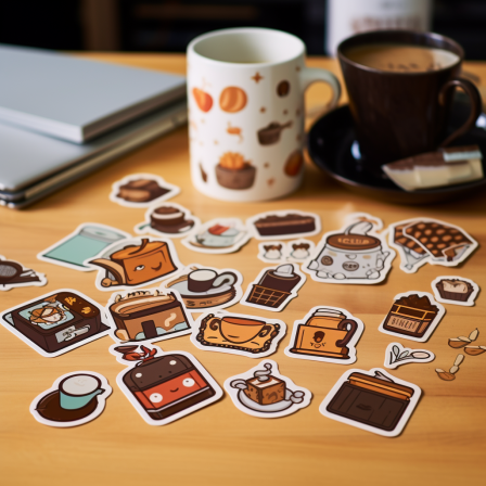 Custom Die-Cut Stickers, Durable Vinyl, Weatherproof and High-Quality