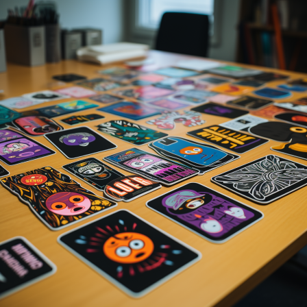 Custom Kiss Cut Stickers, Durable Vinyl, Waterproof and Scratch-Resistant